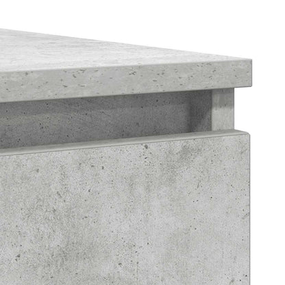 vidaXL Sideboard with Drawers Concrete Grey 100.5x35x98.5 cm Engineered Wood