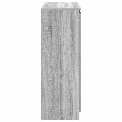 vidaXL Sideboard with Drawers Grey Sonoma 100.5x35x98.5 cm Engineered Wood