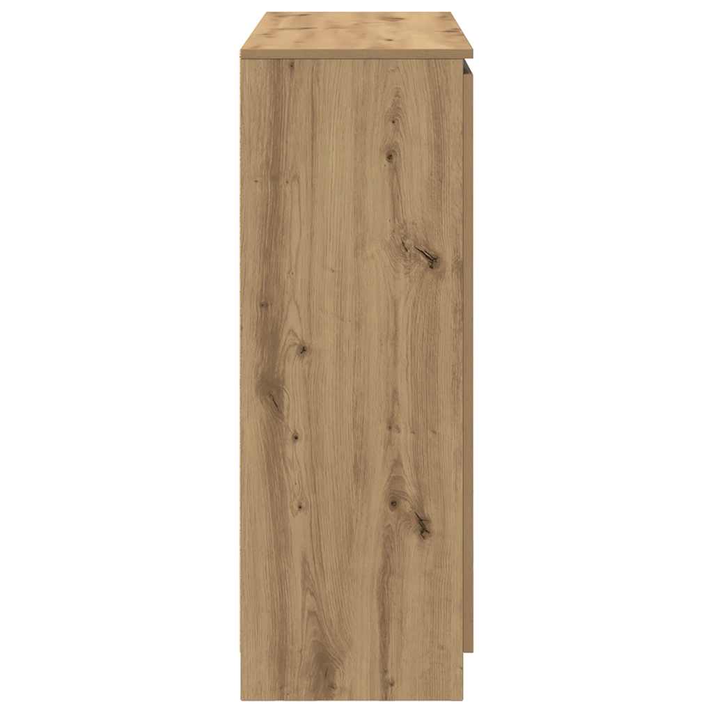 vidaXL Sideboard with Drawers Artisan Oak 100.5x35x98.5 cm Engineered Wood