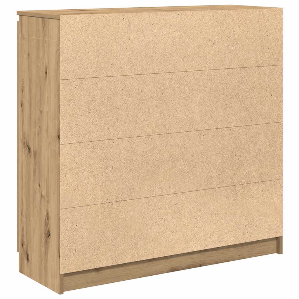 vidaXL Sideboard with Drawers Artisan Oak 100.5x35x98.5 cm Engineered Wood