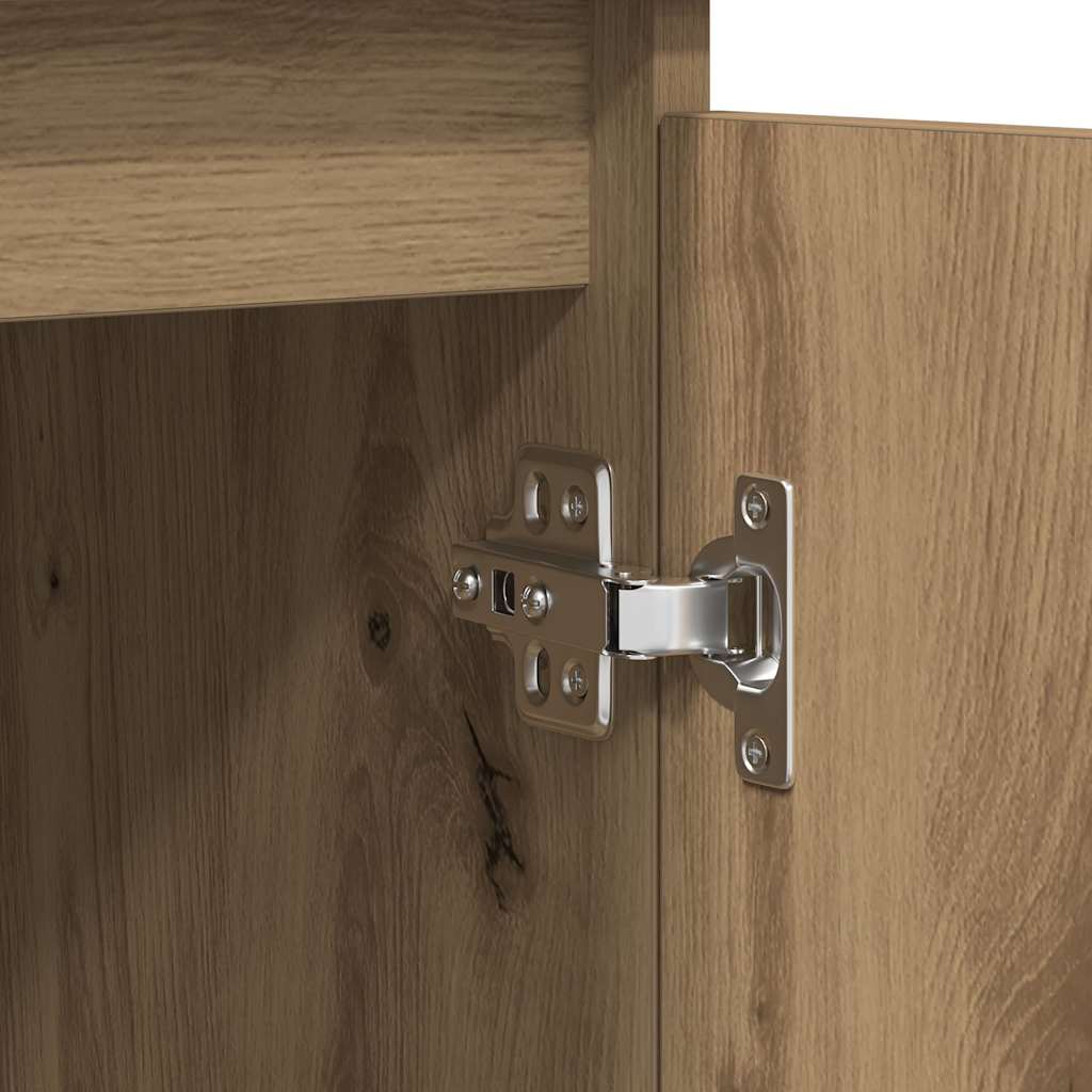 vidaXL Sideboard with Drawers Artisan Oak 100.5x35x98.5 cm Engineered Wood