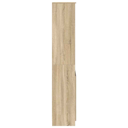 vidaXL Highboard Sonoma Oak 50x35x180 cm Engineered Wood