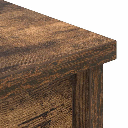 vidaXL Highboard Smoked Oak 50x35x180 cm Engineered Wood