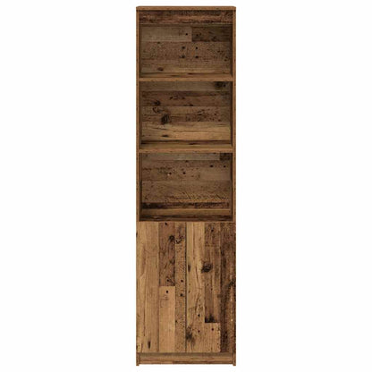 vidaXL Highboard Old Wood 50x35x180 cm Engineered Wood