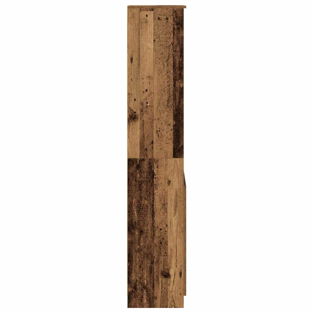 vidaXL Highboard Old Wood 50x35x180 cm Engineered Wood