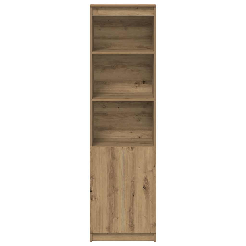 vidaXL Highboard Artisan Oak 50x35x180 cm Engineered Wood