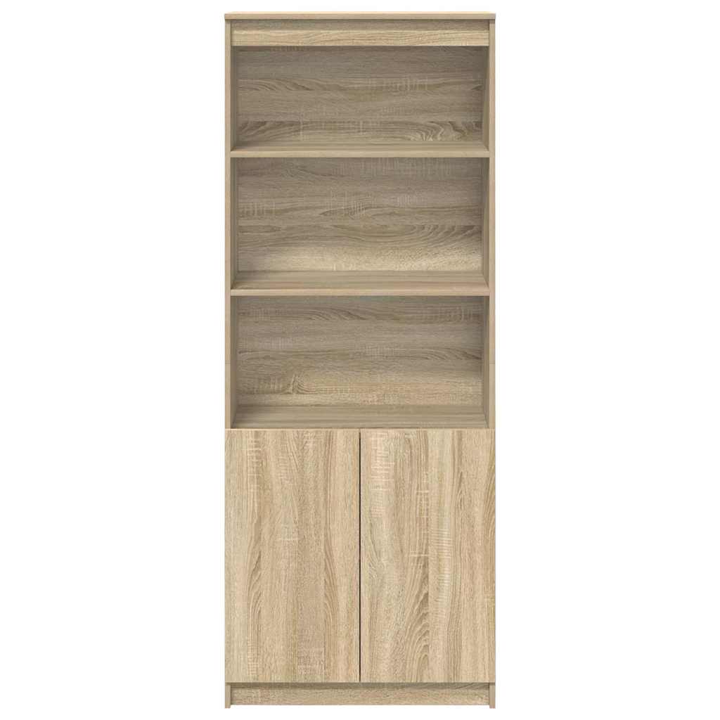 vidaXL Highboard Sonoma Oak 70x35x180 cm Engineered Wood