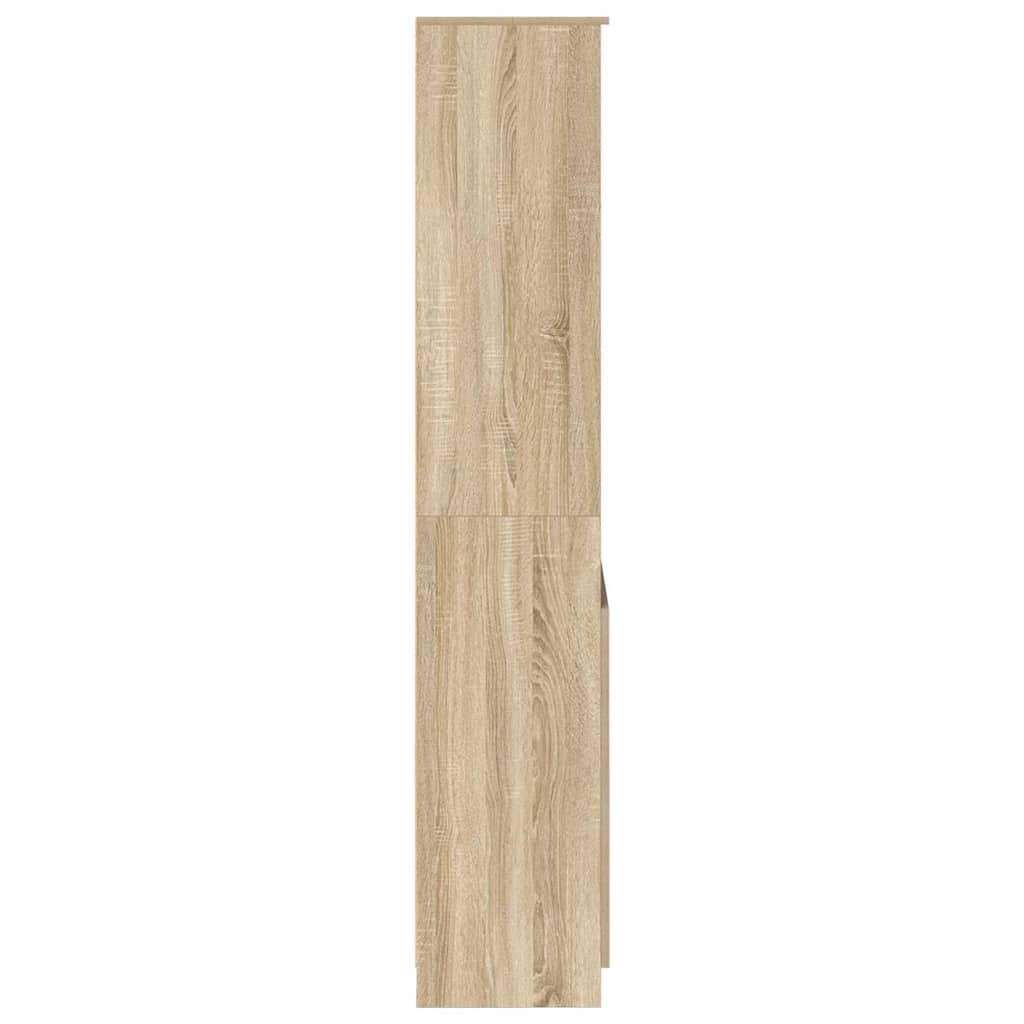 vidaXL Highboard Sonoma Oak 70x35x180 cm Engineered Wood