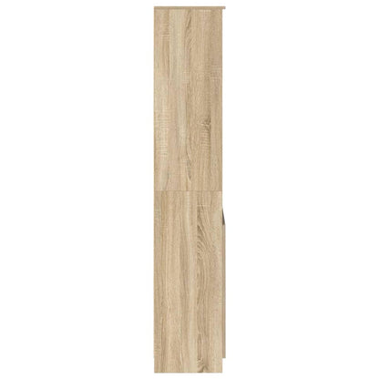 vidaXL Highboard Sonoma Oak 70x35x180 cm Engineered Wood