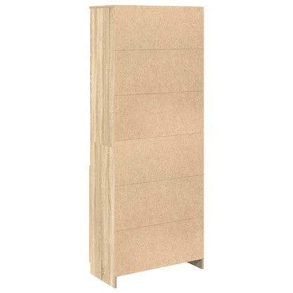 vidaXL Highboard Sonoma Oak 70x35x180 cm Engineered Wood
