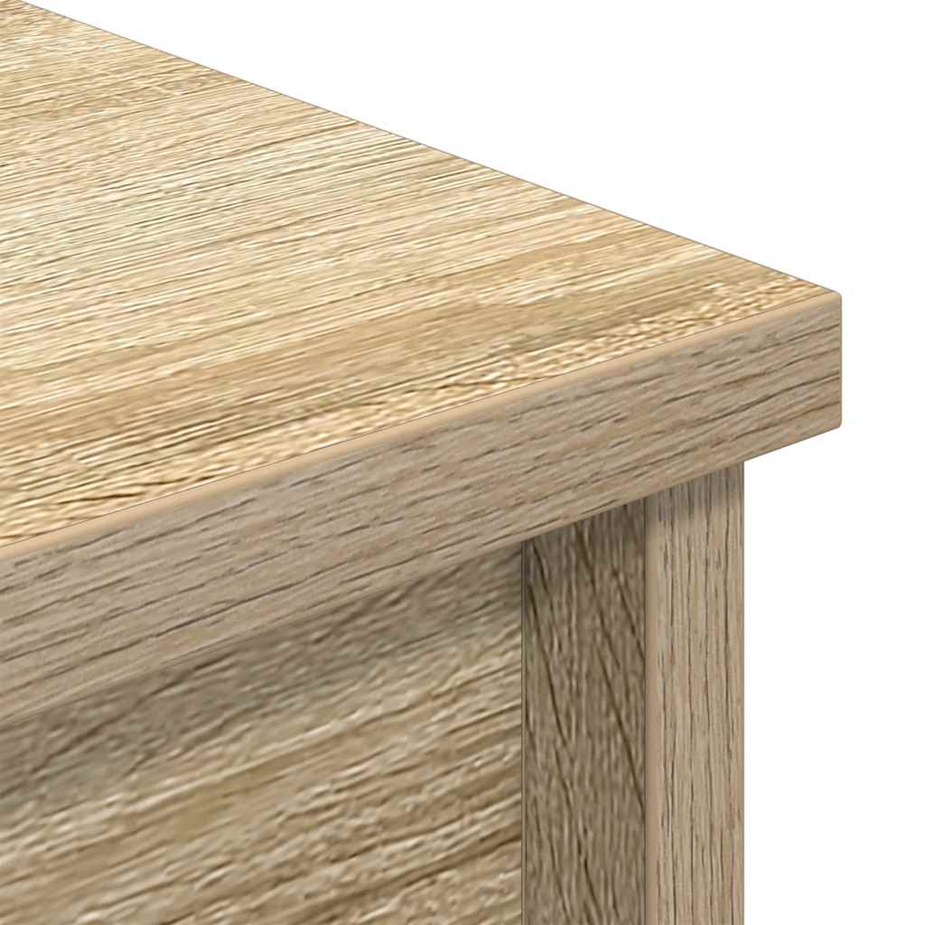 vidaXL Highboard Sonoma Oak 70x35x180 cm Engineered Wood