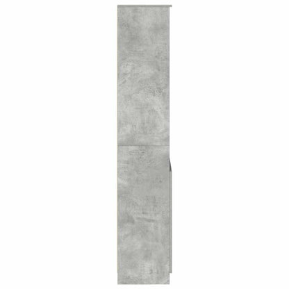 vidaXL Highboard Concrete Grey 70x35x180 cm Engineered Wood