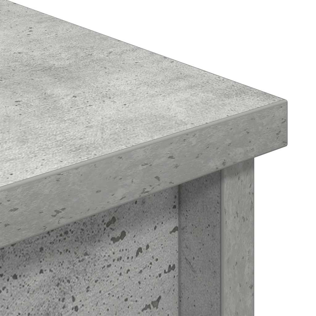 vidaXL Highboard Concrete Grey 70x35x180 cm Engineered Wood