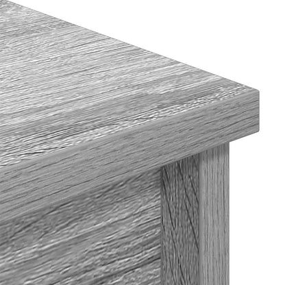 vidaXL Highboard Grey Sonoma 70x35x180 cm Engineered Wood
