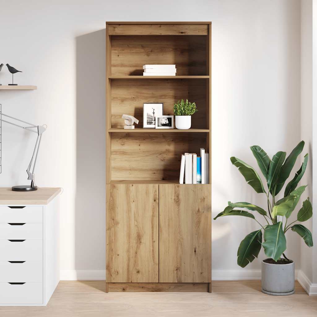 vidaXL Highboard Artisan Oak 70x35x180 cm Engineered Wood