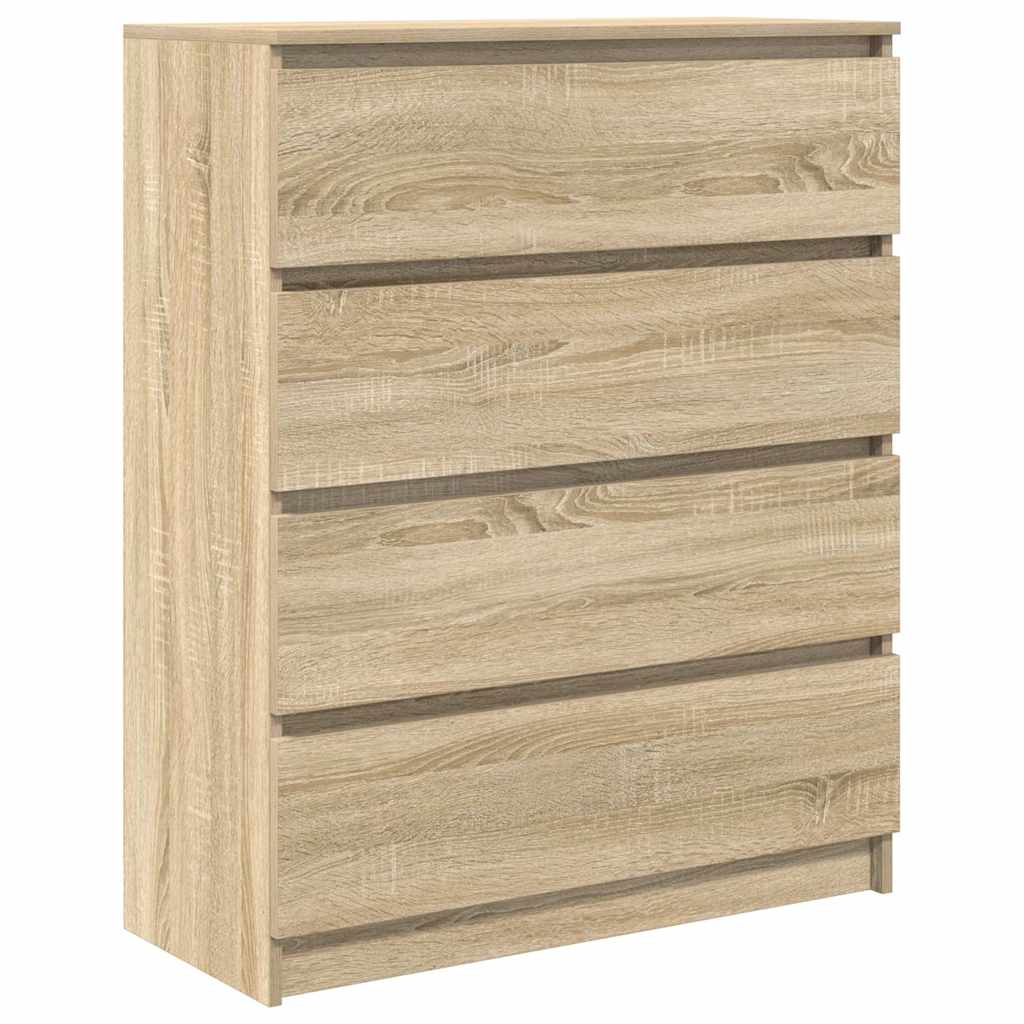 vidaXL Sideboard Sonoma Oak 80x35x99 cm Engineered Wood