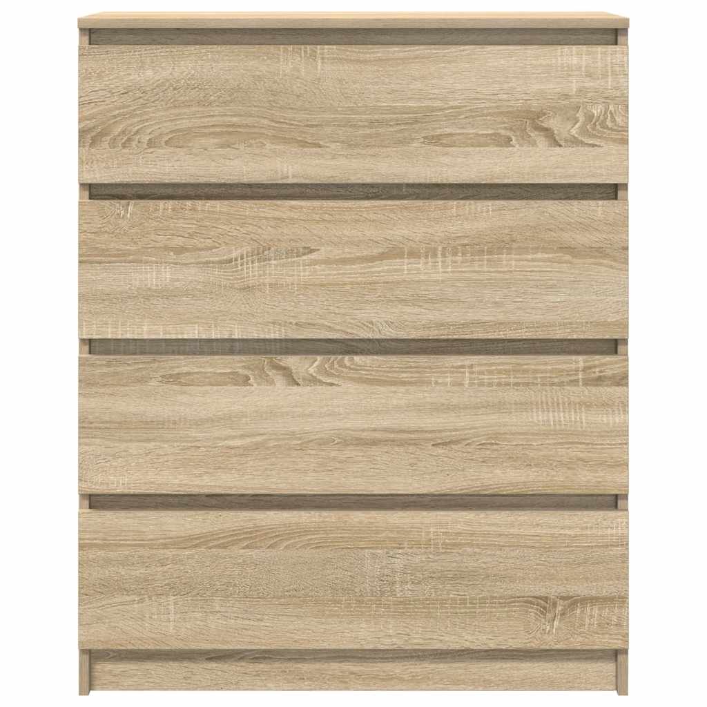 vidaXL Sideboard Sonoma Oak 80x35x99 cm Engineered Wood