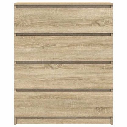 vidaXL Sideboard Sonoma Oak 80x35x99 cm Engineered Wood