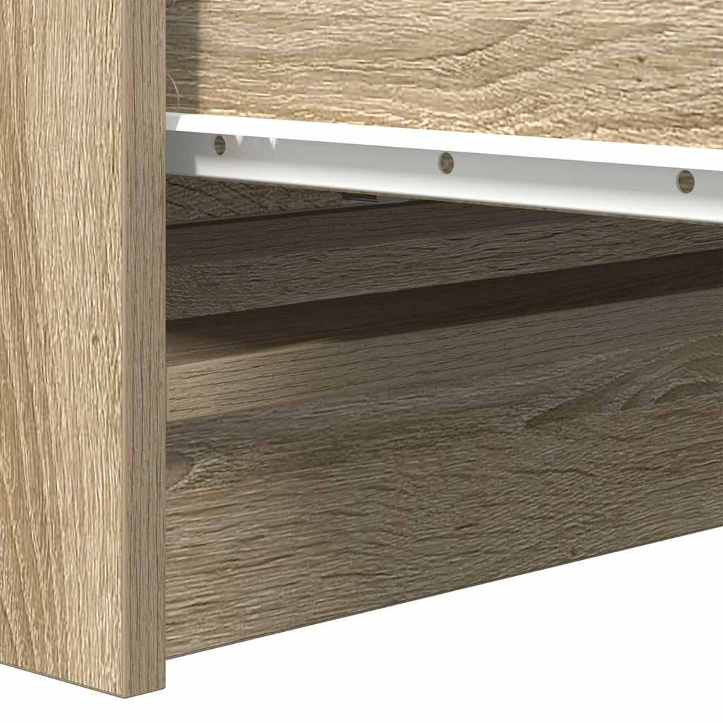 vidaXL Sideboard Sonoma Oak 80x35x99 cm Engineered Wood