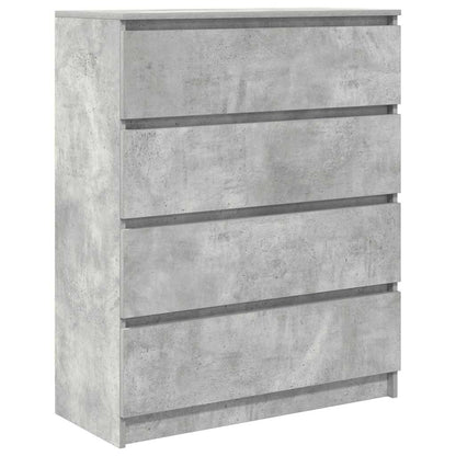 vidaXL Sideboard Concrete Grey 80x35x99 cm Engineered Wood