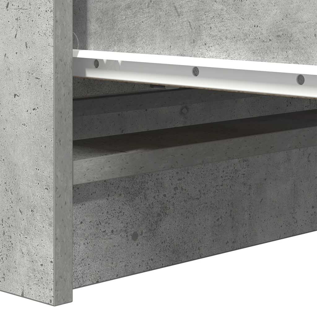 vidaXL Sideboard Concrete Grey 80x35x99 cm Engineered Wood