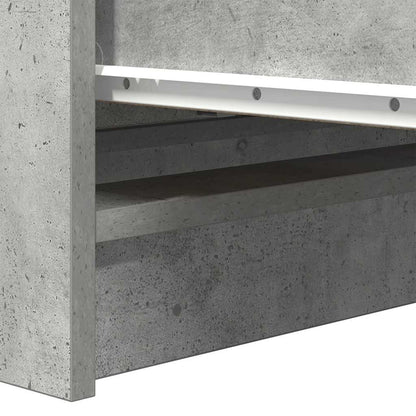 vidaXL Sideboard Concrete Grey 80x35x99 cm Engineered Wood