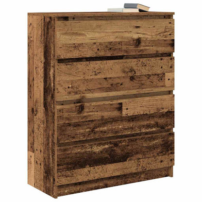 vidaXL Sideboard Old Wood 80x35x99 cm Engineered Wood