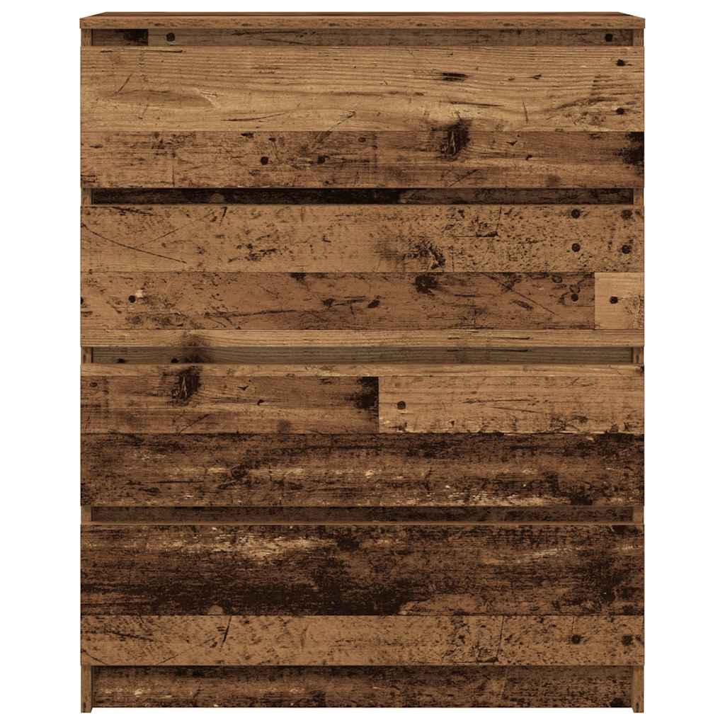 vidaXL Sideboard Old Wood 80x35x99 cm Engineered Wood
