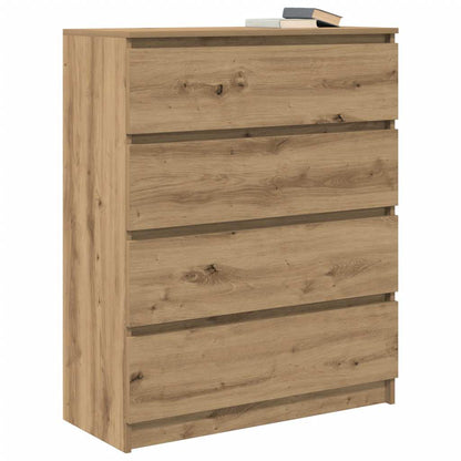 vidaXL Sideboard Artisan Oak 80x35x99 cm Engineered Wood