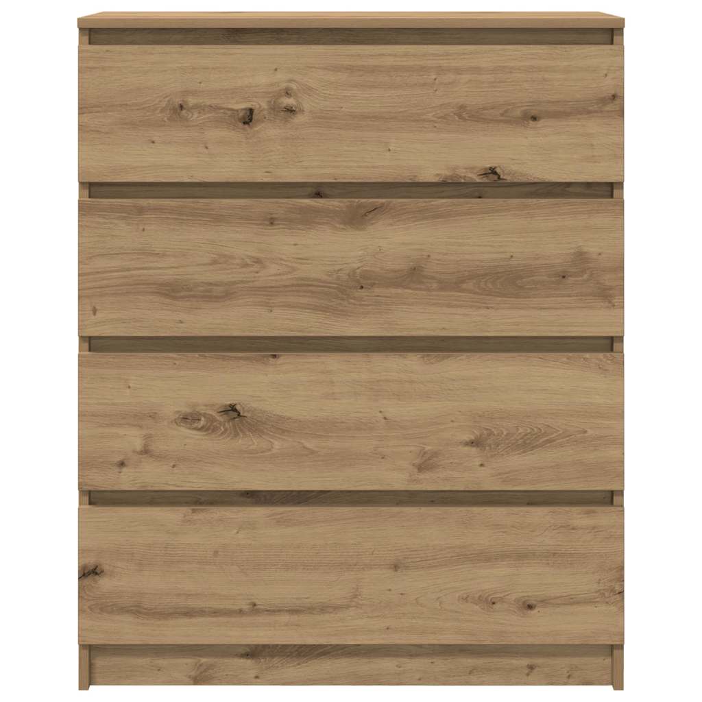 vidaXL Sideboard Artisan Oak 80x35x99 cm Engineered Wood