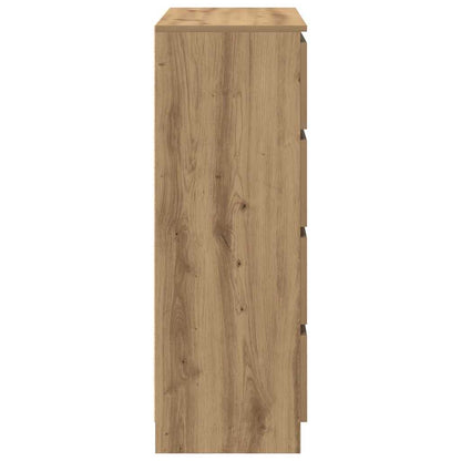 vidaXL Sideboard Artisan Oak 80x35x99 cm Engineered Wood