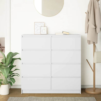 vidaXL Sideboard White 100x35x99 cm Engineered Wood