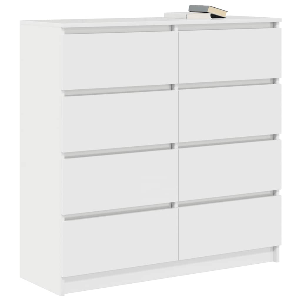 vidaXL Sideboard White 100x35x99 cm Engineered Wood