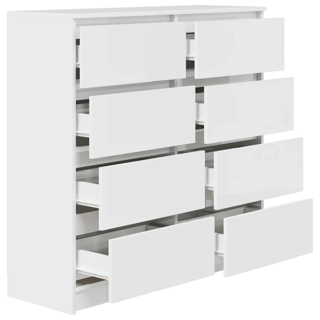 vidaXL Sideboard White 100x35x99 cm Engineered Wood
