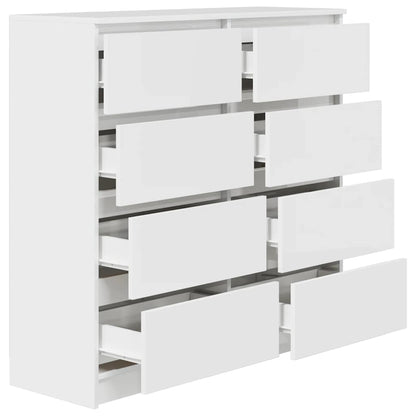 vidaXL Sideboard White 100x35x99 cm Engineered Wood