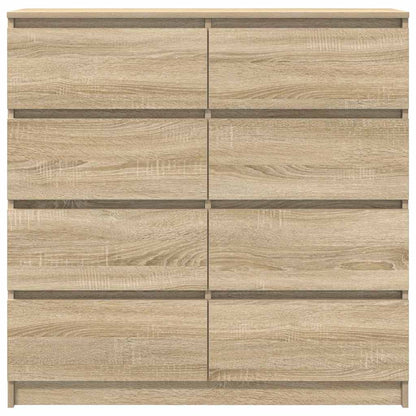 vidaXL Sideboard Sonoma Oak 100x35x99 cm Engineered Wood