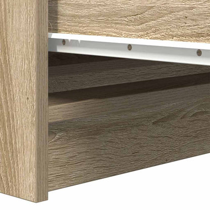 vidaXL Sideboard Sonoma Oak 100x35x99 cm Engineered Wood