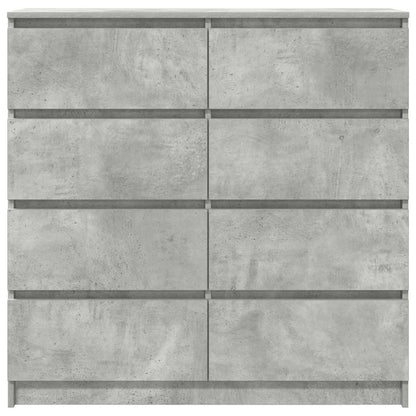 vidaXL Sideboard Concrete Grey 100x35x99 cm Engineered Wood