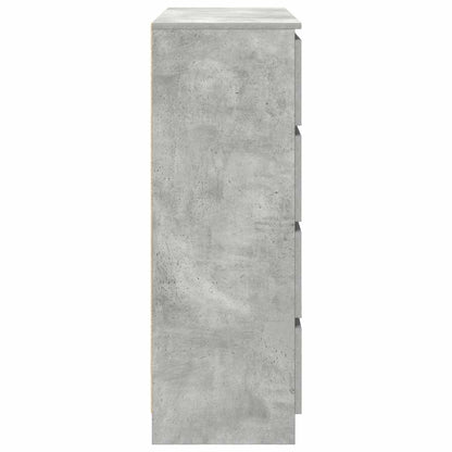 vidaXL Sideboard Concrete Grey 100x35x99 cm Engineered Wood