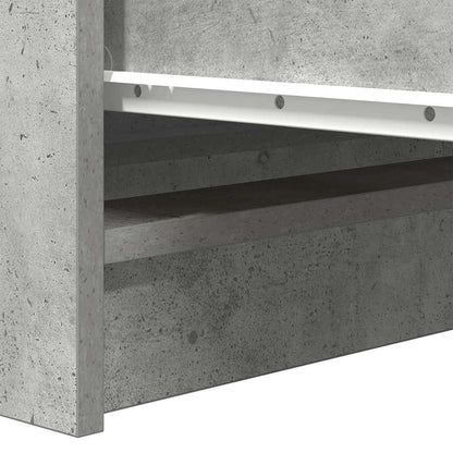 vidaXL Sideboard Concrete Grey 100x35x99 cm Engineered Wood
