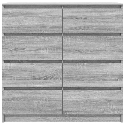 vidaXL Sideboard Grey Sonoma 100x35x99 cm Engineered Wood