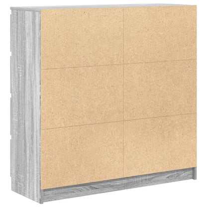 vidaXL Sideboard Grey Sonoma 100x35x99 cm Engineered Wood