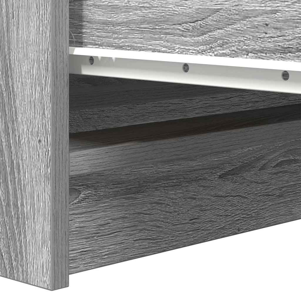 vidaXL Sideboard Grey Sonoma 100x35x99 cm Engineered Wood