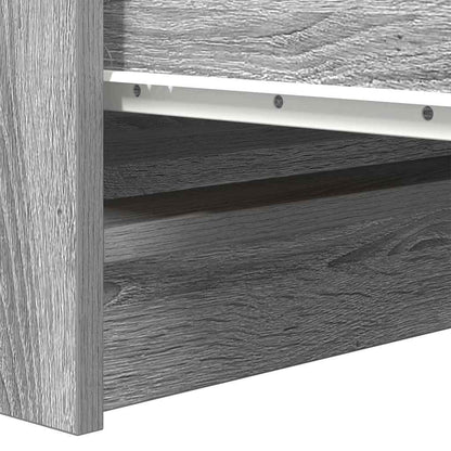 vidaXL Sideboard Grey Sonoma 100x35x99 cm Engineered Wood