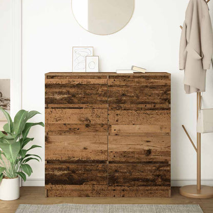 vidaXL Sideboard Old Wood 100x35x99 cm Engineered Wood