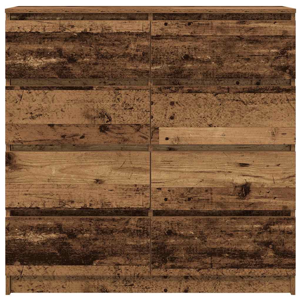 vidaXL Sideboard Old Wood 100x35x99 cm Engineered Wood