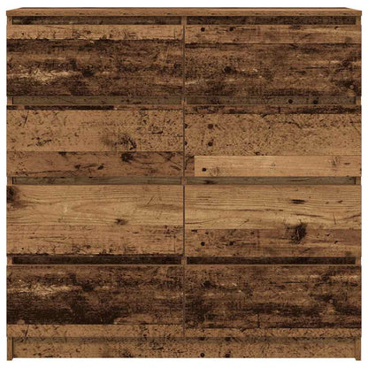 vidaXL Sideboard Old Wood 100x35x99 cm Engineered Wood