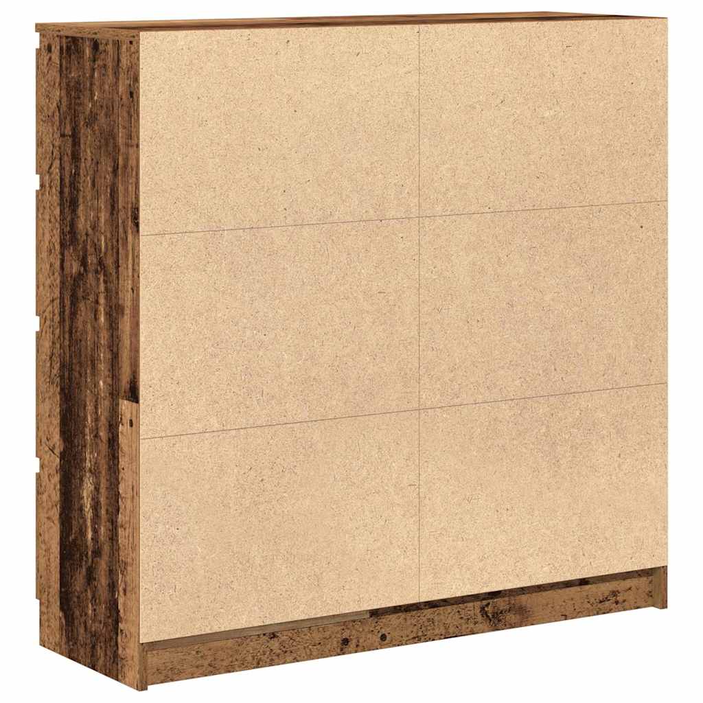vidaXL Sideboard Old Wood 100x35x99 cm Engineered Wood
