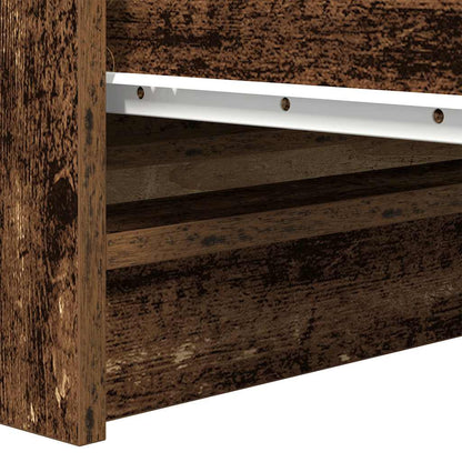 vidaXL Sideboard Old Wood 100x35x99 cm Engineered Wood