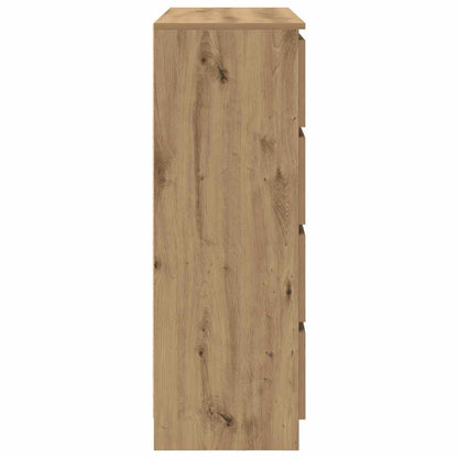 vidaXL Sideboard Artisan Oak 100x35x99 cm Engineered Wood
